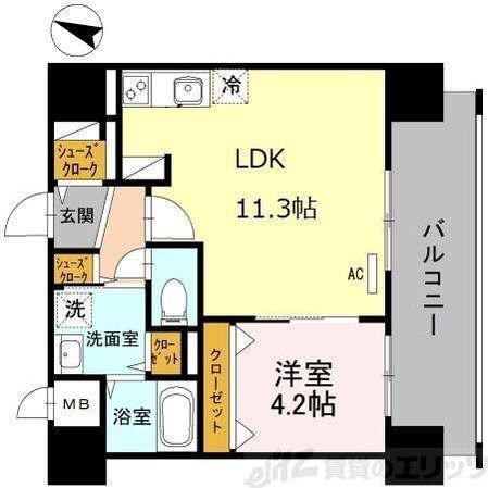 プリマクラッセの物件間取画像